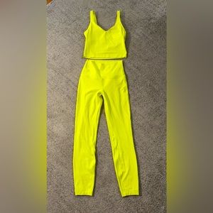 Lululemon Neon Yellow Outfit